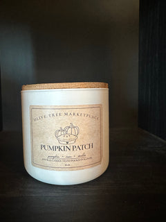 Olive Tree Marketplace Pumpkin Patch 16 oz soy candle
