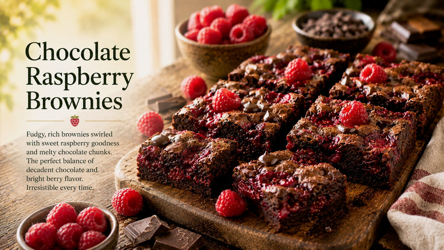 Chocolate Raspberry Brownies