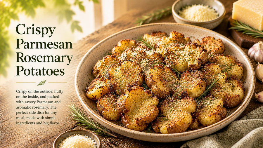 Crispy Parmesan Rosemary Potatoes