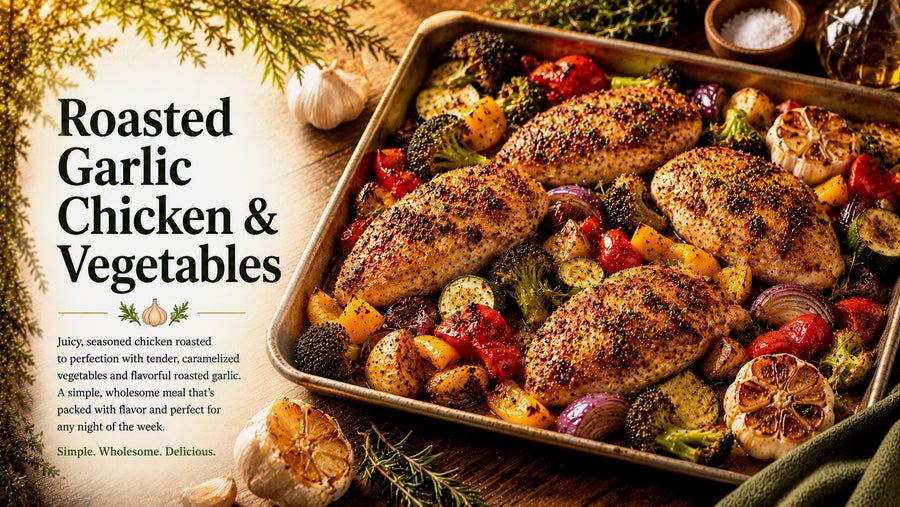 Roasted Garlic Chicken & Vegetables