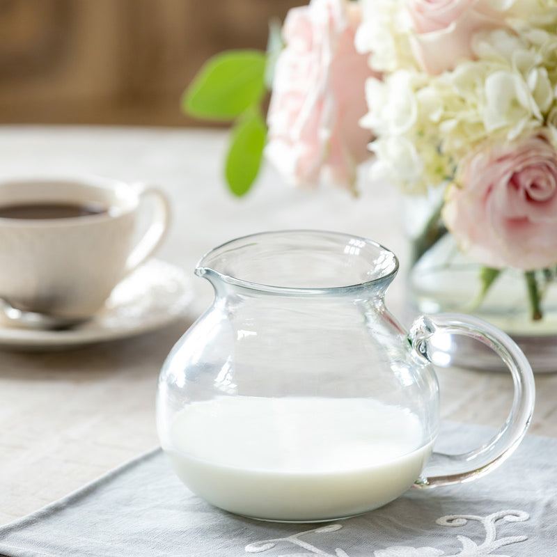 Organic Glass Pitcher