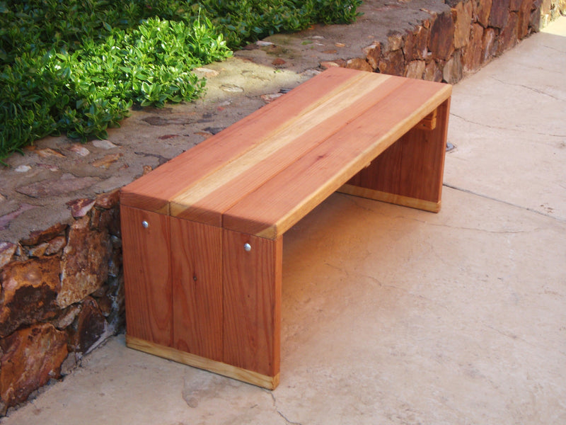 Mendocino Redwood Bench