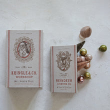 Load image into Gallery viewer, Canvas Book Storage Boxes &quot;Kringle &amp; Co. Workshop&quot;