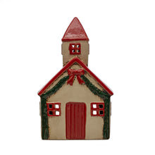Load image into Gallery viewer, Hand-Painted Stoneware Church