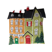 Load image into Gallery viewer, House Shaped Pillow w/ Embroidery,