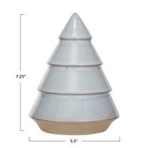 Stoneware Tree, White &amp; Unglazed