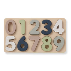 Large Soft Silicone Number Puzzle for Toddlers