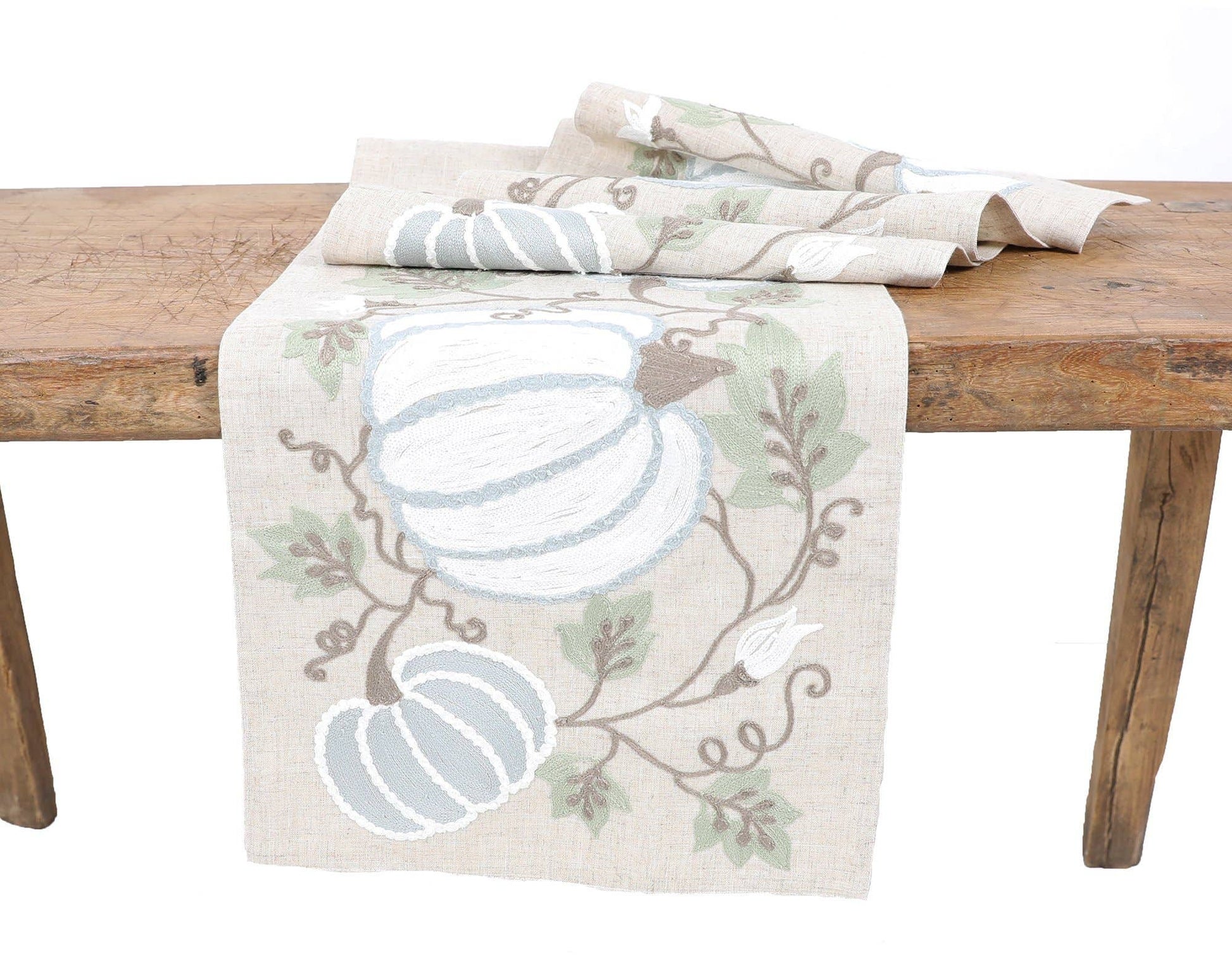 Pumpkins Vines Table Runner