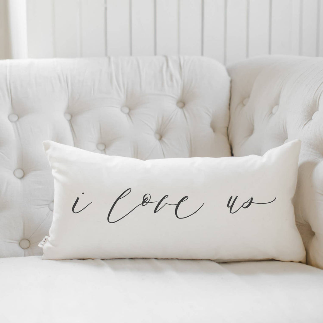I Love Us Pillow
