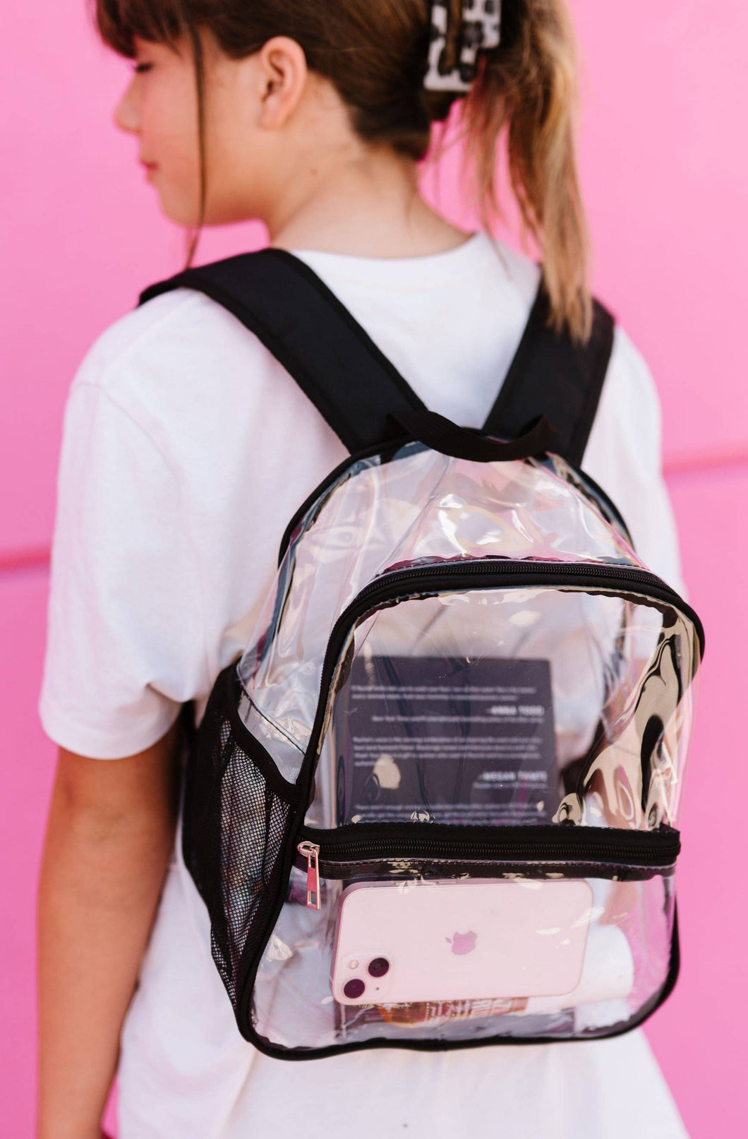Jenna Clear Backpack Concert Tote Travel Bag