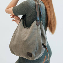 Load image into Gallery viewer, Anniston Canvas Hobo Bag