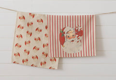 Vintage Santa Tea Towels
