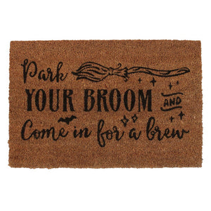 Park Your Broom  Doormat