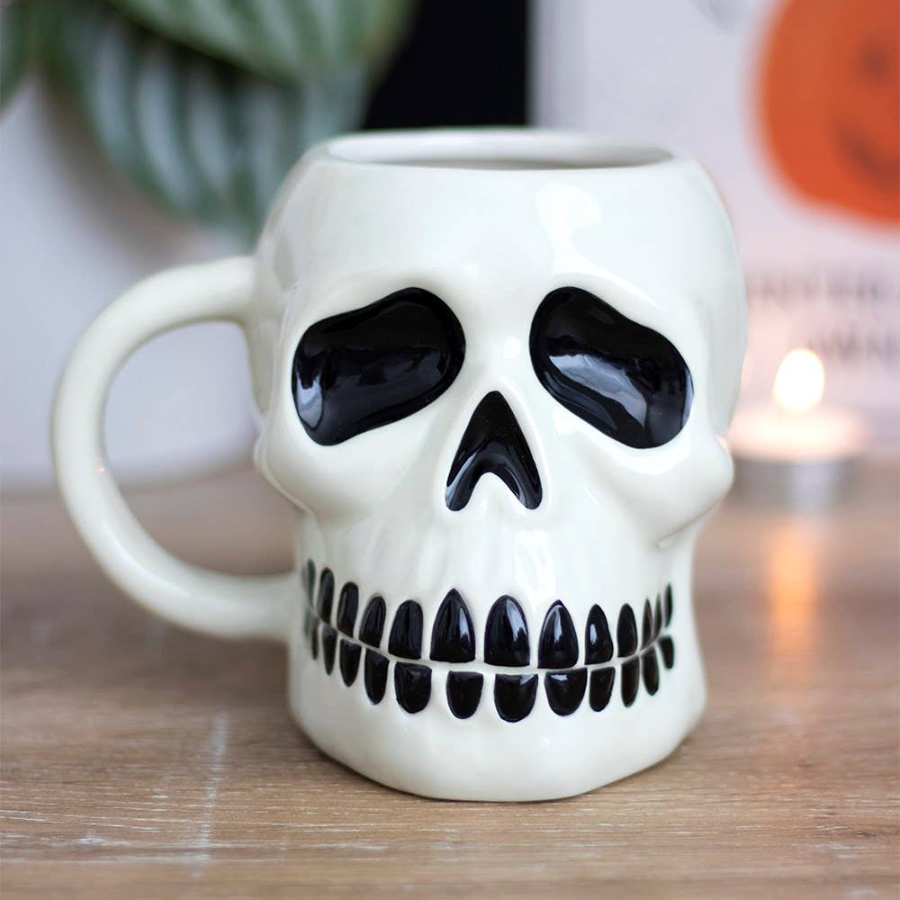 Ceramic Skull Mug