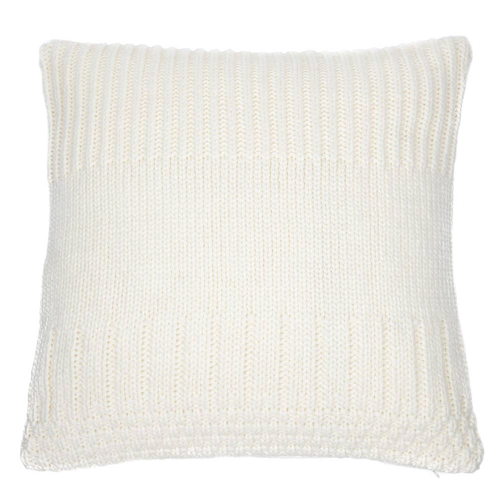 Ivory Knit Pillow