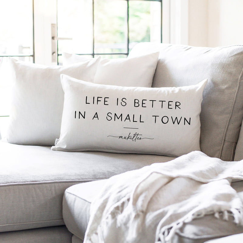 Better In A Small Town Pillow - Casey, IL