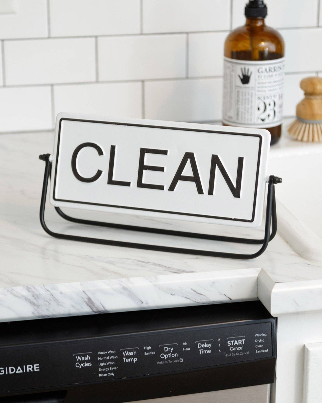 Clean Dirty Flip Sign