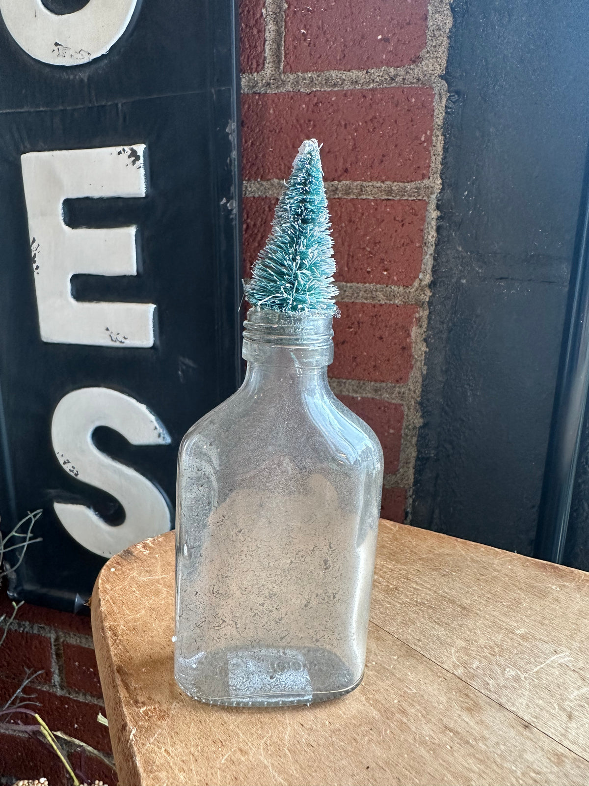 Vintage Bottlebrush Tree Bottles