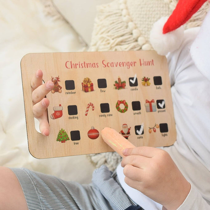 Christmas Scavenger Hunt Board