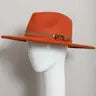 Flat Brim Buckle Hat