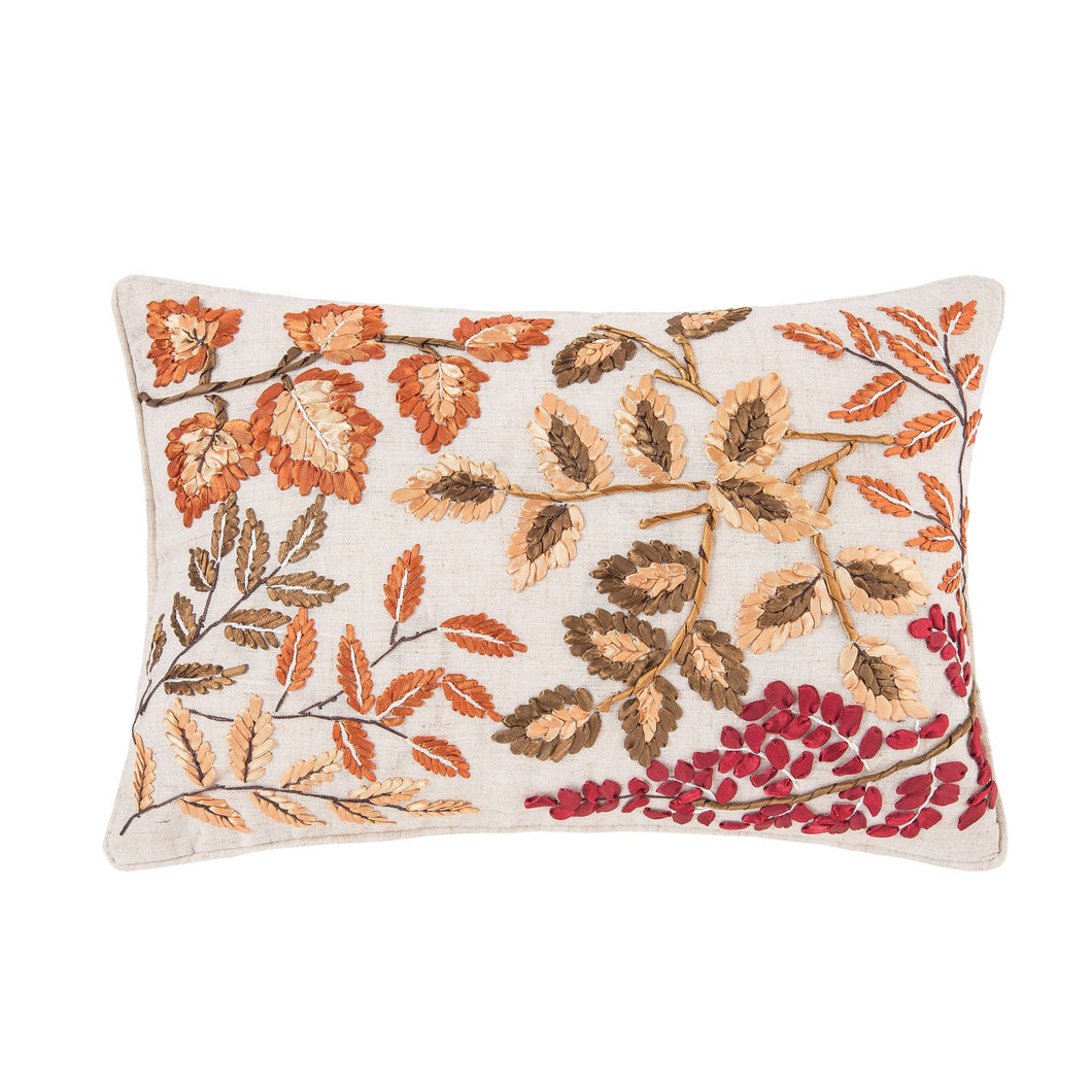 Falling Leaves Throw Pillow