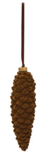 Load image into Gallery viewer, Flocked Pinecone Ornament