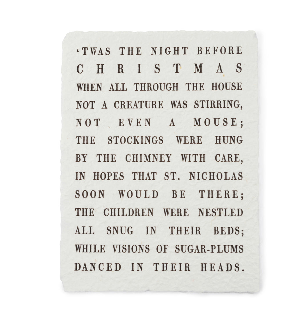 Christmas Handmade Paper Print