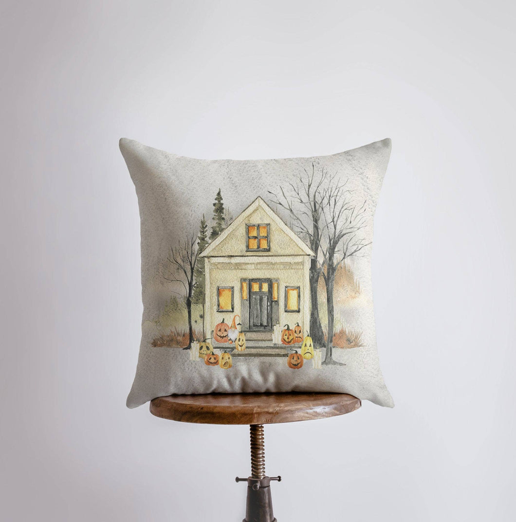 Spooky House Pillow