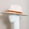 Flat Brim Buckle Hat