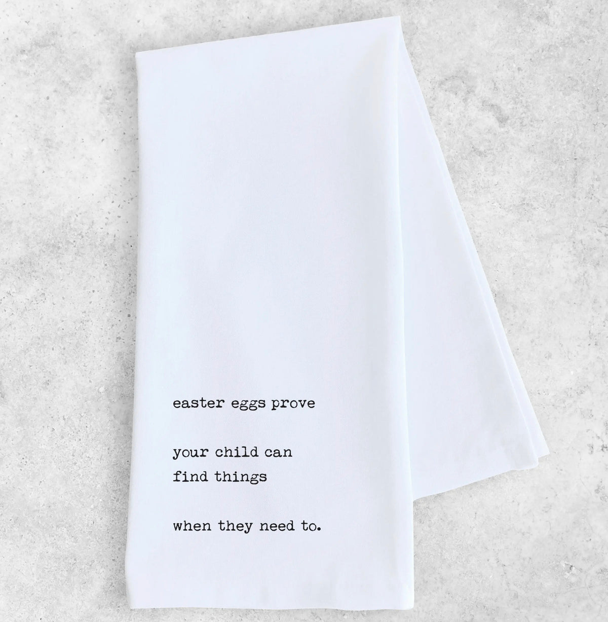 Easter Typewriter Tea Towel