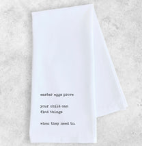Easter Typewriter Tea Towel