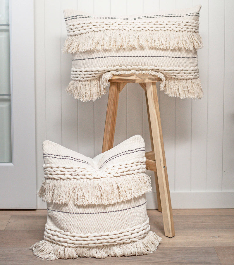 Boho Braided Pillow