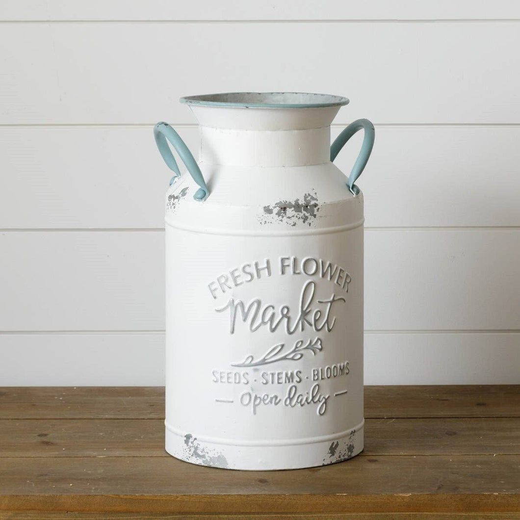Fresh Flower Market - Milk Can