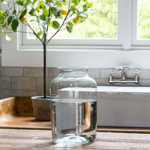 Artisan Glass Flower Vase