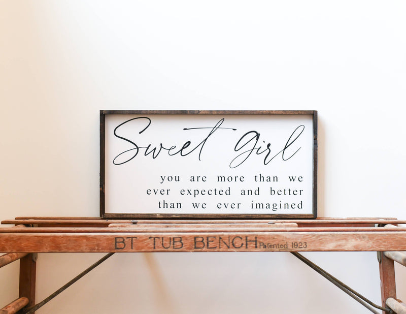 Sweet Girl - Sign