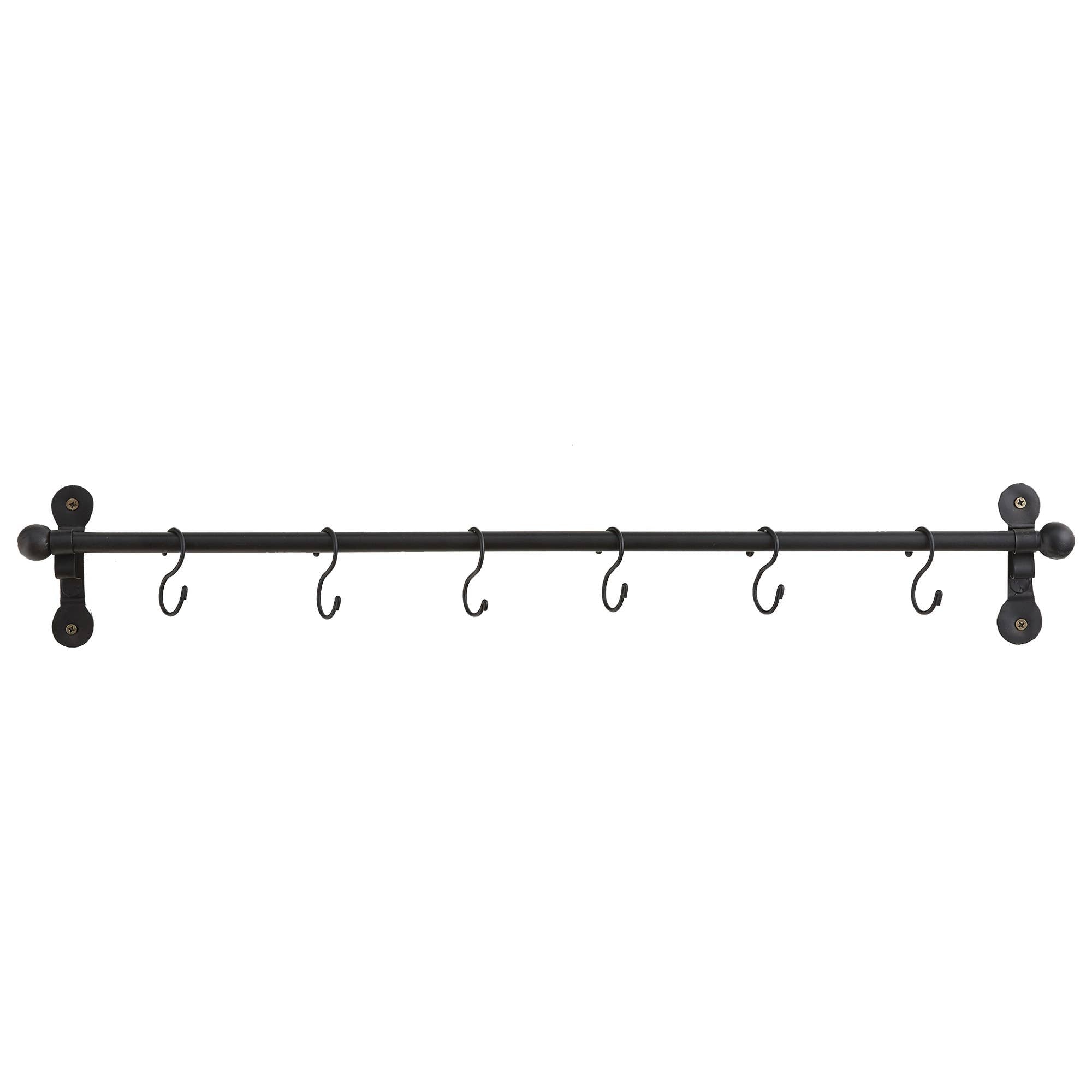 Metal Bar with S Hooks