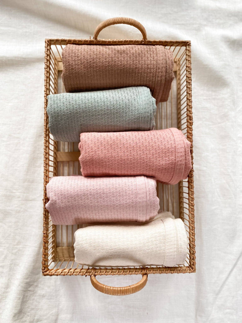 Baby Swaddle / Double-Sided Waffle