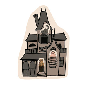 Haunted House Interactive Pillow