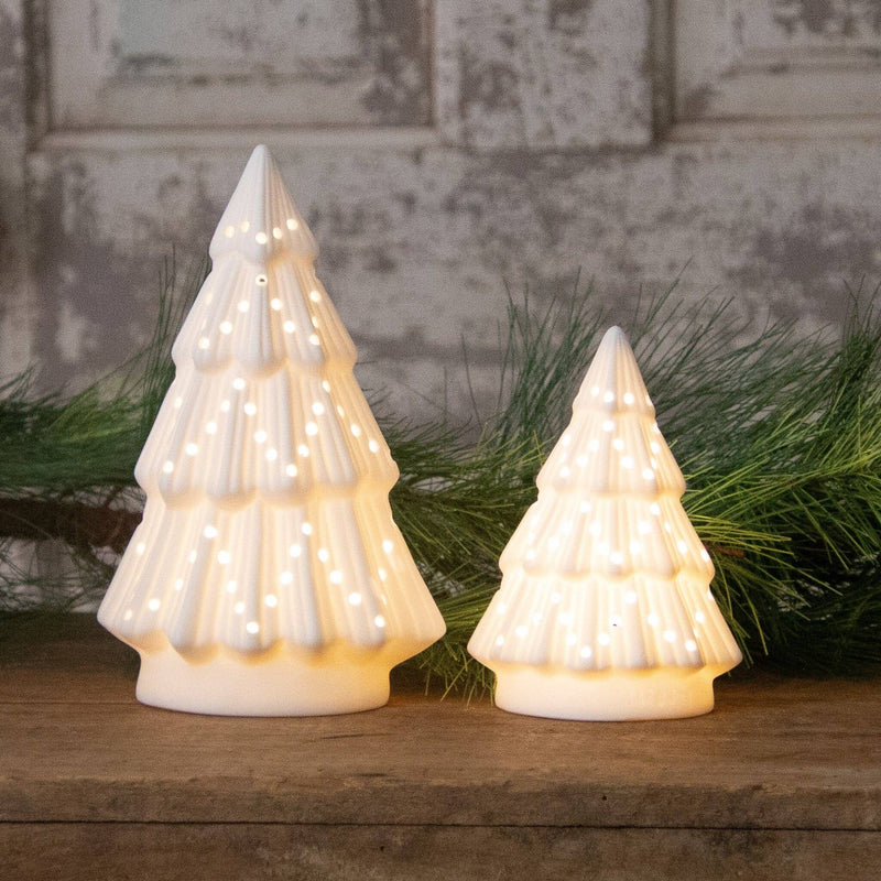 Ceramic Bisque Light Up Trees